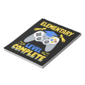 Elementair niveau Complete Gaming Gamer Afstuderen Notitieblok (Linkerzijde)