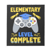 Elementair niveau Complete Gaming Gamer Afstuderen Notitieblok (Voorkant)
