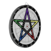 Elementair pentacle dartbord (Voorkant Links)