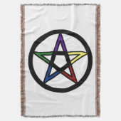 Elementair pentacle deken (Voorkant Verticaal)