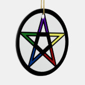 Elementair pentacle keramisch ornament (Rechts)