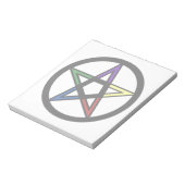 Elementair pentacle notitieblok (Linkerzijde)