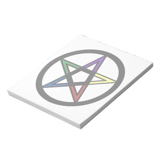 Elementair pentacle notitieblok (Linkerzijde)