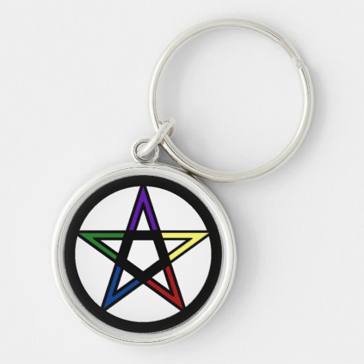 Elementair pentacle sleutelhanger (Voorkant)