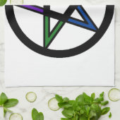 Elementair pentacle theedoek (Gevouwen)