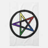 Elementair pentacle theedoek (Verticaal)