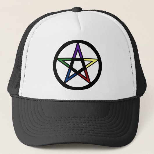Elementair pentacle trucker pet (Voorkant)