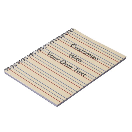 Elementair schoolboek notitieboek (Linkerzijde)