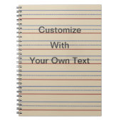 Elementair schoolboek notitieboek (Voorkant)