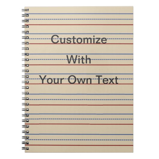 Elementair schoolboek notitieboek (Voorkant)