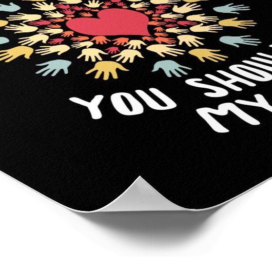 Elementair schoolhoofd poster (Hoek)