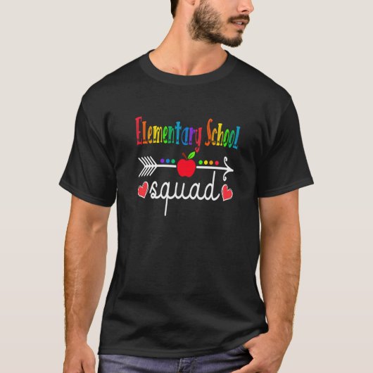 Elementair schoolteam elementaire school t-shirt (Voorkant)