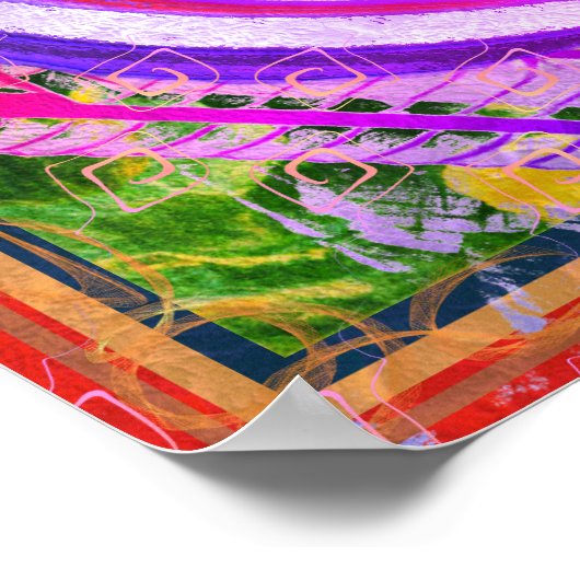 Elementair symbool Ether Meditatiehulp Tattva Poster (Hoek)