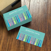 Elementair Visitekaartje van onderwijzeres