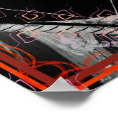 Elementair vuur binnen water meditatie hulp Tattva Poster (Hoek)