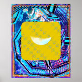 Elementair water binnen aarde meditatie hulp Tattv Poster (Voorkant)