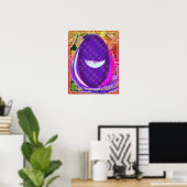 Elementair water binnen Ether Meditatiehulp Tattva Poster (Thuiskantoor)