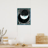 Elementair water binnen water meditatie hulp Tattv Poster (Keuken)