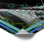 Elementair water binnen water meditatie hulp Tattv Poster (Hoek)