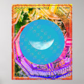 Elementair water in lucht meditatie hulp Tattva Poster (Voorkant)