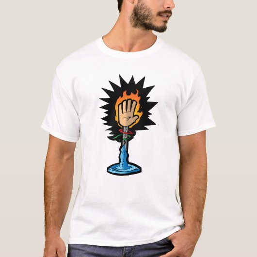Elementaire aanraking t-shirt (Voorkant)