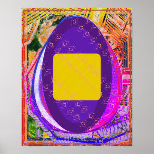 Elementaire Aarde binnen Ether Meditatiehulp Tattv Poster