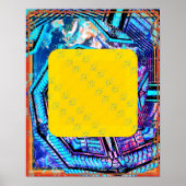 Elementaire aarde in aarde meditatie hulp Tattva Poster (Voorkant)