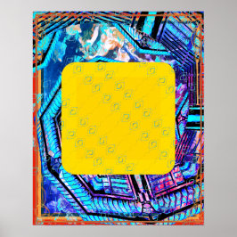 Elementaire aarde in aarde meditatie hulp Tattva Poster