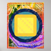 Elementaire aarde in luchtmeditatiehulp Tattva Poster (Voorkant)