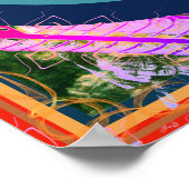 Elementaire aarde in luchtmeditatiehulp Tattva Poster (Hoek)