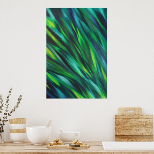 Elementaire aarde poster (Keuken)