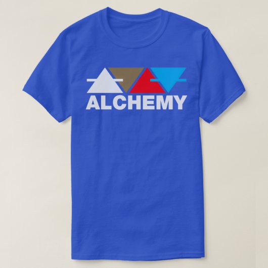 Elementaire alchemiesymbolen AIR T-shirt (Design voorkant)