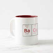 Elementaire Bacon-mok Tweekleurige Koffiemok (Voorkant links)