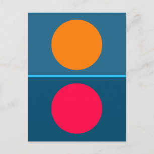 Elementaire cirkels briefkaart