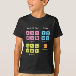 Elementaire deeltjes Standaard Model Higgs Boson L T-shirt