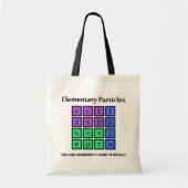 Elementaire deeltjesmateriaalzak tote bag (Voorkant)