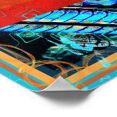 Elementaire ether binnen brandmeditatiehulp Tattva Poster (Hoek)