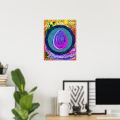 Elementaire ether binnen luchtmeditatiehulp Tattva Poster (Thuiskantoor)