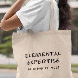 Elementaire expertise Cool voor scheikundeleraren Tote Bag