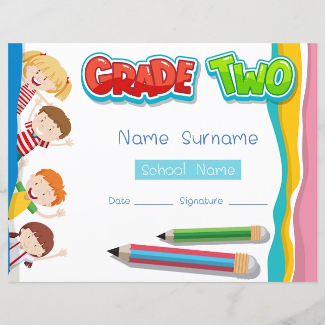 Elementaire graad 2 diploma (Voorkant)