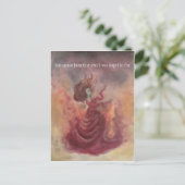 Elementaire heks - Briefkaart tegen brand (Staand voorkant)