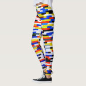 Elementaire kleurenblokken leggings (Links)
