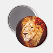 Elementaire leeuw magneet (Voorkant / Achterkant)