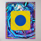 Elementaire lucht binnen aarde meditatie hulp Tatt Poster (Voorkant)