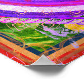 Elementaire lucht binnen Ether Meditatiehulp Tattv Poster (Hoek)