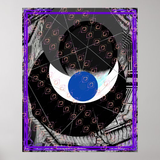 Elementaire lucht binnen water meditatie hulp Tatt Poster (Voorkant)