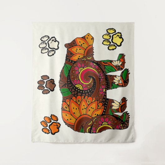 Elementaire Natuur Wandkleed (Voorkant)