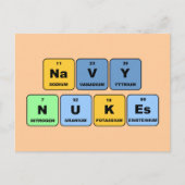 Elementaire Navy Nukes Briefkaart (Voorkant)