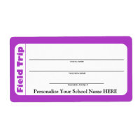 Elementaire of peuter-schoolse veldreislabels
