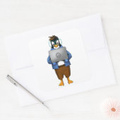 Elementaire OS Vierkante Sticker (Envelop)